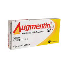 Augmentin 12hr 875/125mg 10 Tabs