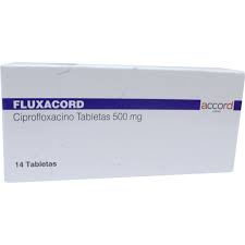 Cipro (Fluxacord) 500mg 14 Tabs, Ciprofloxacino